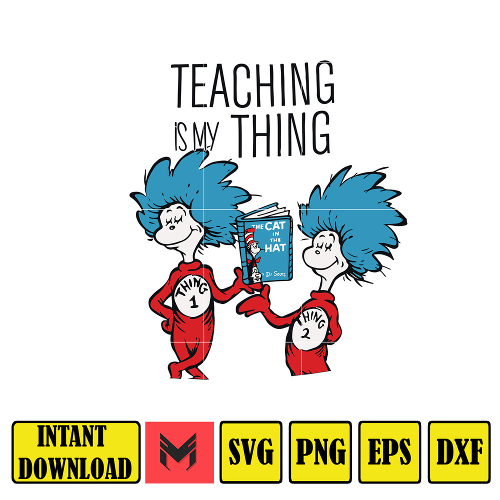 Dr Seuss Svg, Cat In The Hat SVG, Dr Seuss Hat SVG, Green Eggs And Ham Svg, Dr Seuss for Teachers Svg, Cricut, Thing Svg (1017).jpg