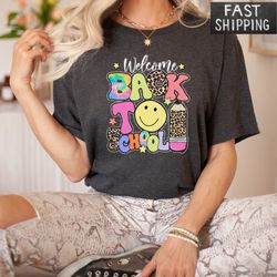 welcome back to school shirt, teacher shirt, first day of school, kindergarten teacher shirt, teacher appreciation gift