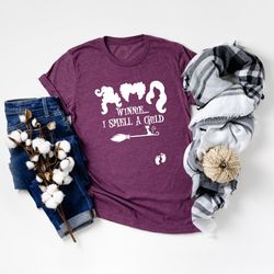winnie i smell a child shirt, pregnancy announcement shirt, halloween shirt, pregnancy shirt, hocus pocus shirt