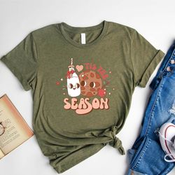 tis the season christmas shirt, santa claus shirt, christmas figures tee, christmas, family matching christmas shirt, f