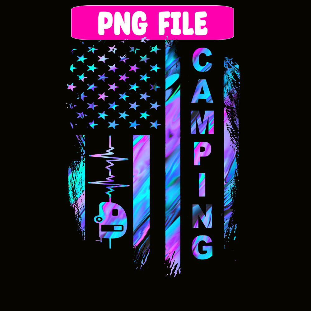 CAMP07112349-Camping American flag PNG Love Camping PNG Camper PNG.png