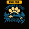 CAMP07112350-Camping Dog My Therapy PNG Dog Paw Behind The Ridge PNG Camping And Dogs PNG.png