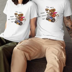 crazy rat vintage 90s graphic t-shirt  retro unisex race graphic shirt  vintage cartoon tee funny shirt  gift nascar y2k