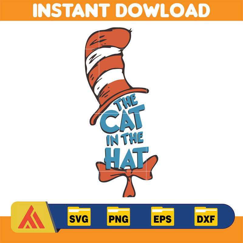 Dr Seuss Svg, Cat In The Hat SVG, Dr Seuss Hat SVG, Green Eggs And Ham Svg, Dr Seuss for Teachers Svg, Cricut, Thing Svg (85).jpg