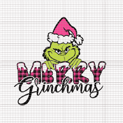 merry grinchmas png, pink grinch png, pink christmas png, pink grinchmas png