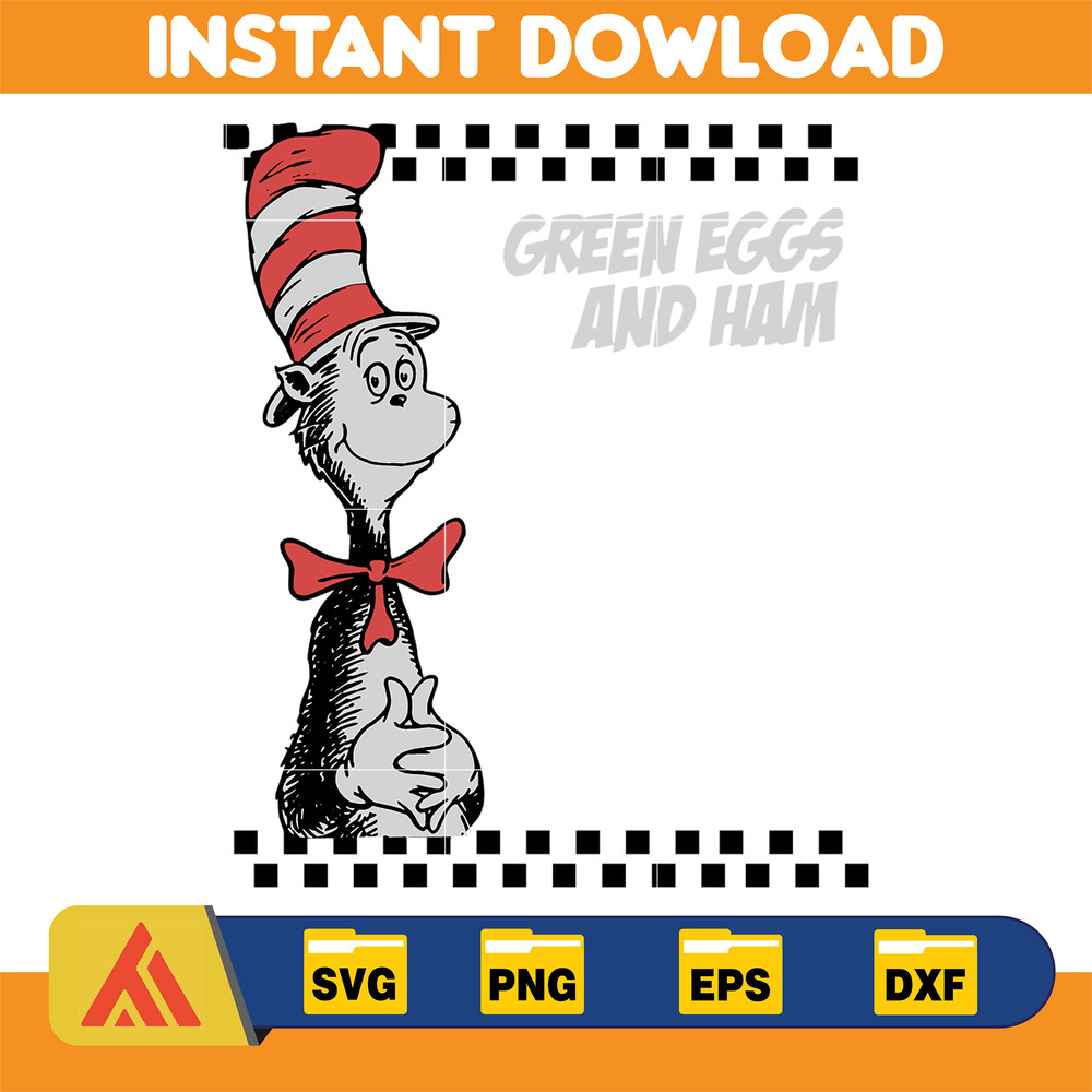 Dr Seuss Svg, Cat In The Hat SVG, Dr Seuss Hat SVG, Green Eggs And Ham Svg, Dr Seuss for Teachers Svg, Cricut, Thing Svg (129).jpg