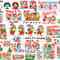 Bluey Christmas Png Bundle, Bluey Family Christmas Png