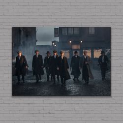 peaky blinders family poster, thomas shelby wall art, best movie poster, home and office decor, ready to hang.jpg