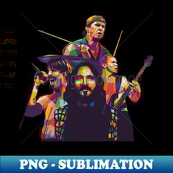 red hot chili peppers group pop art - aesthetic sublimation digital file - instantly transform your sublimation projects