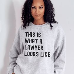 this is what a lawyer looks like sweatshirt , gift for diverse lawyer attorney, women of color in law, black brown lawye