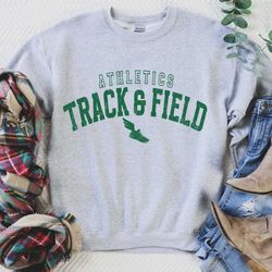 track and field sweatshirt  track and field coach gift  college athletics runners sweatshirt  athlete gift track & field
