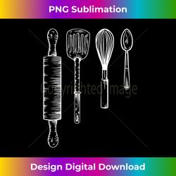 Confectioner Cook Baker Rolling Pin Whisk - Edgy Sublimation Digital File - Tailor-made For Sublimation Craftsmanship