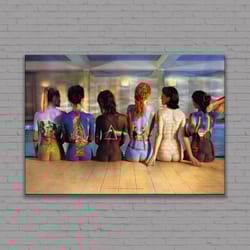 pink floyd back catalog canvas wall art, high quality print, fan gift, ready to hang