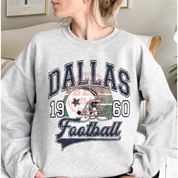 Vintage Dallas Football Sweatshirt, Dallas Cowboys Hoodie, V - Inspire  Uplift