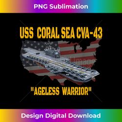 Aircraft Carrier USS Coral Sea CVA-43 Veterans Day Father's - Futuristic PNG Sublimation File - Elevate Your Style with Intricate Details
