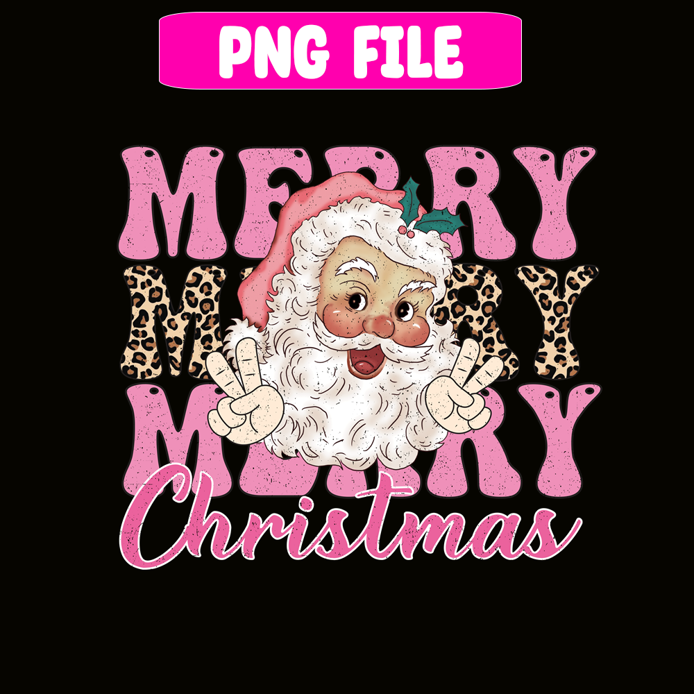 CRM08112340-Merry christmas santa pink png.png