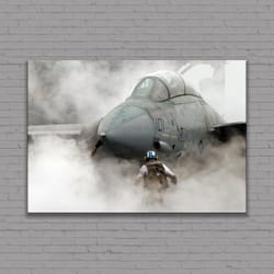 fighter jet poster, fighter jet canvas wall decor, framed art, home and office decor, ready to hang