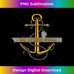 Aircraft Carrier USS Intrepid CVS-11 Veteran Day Grandpa Dad - Artisanal Sublimation PNG File - Tailor-Made for Sublimation Craftsmanship
