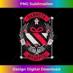Gangsta Wrapper T- - Christmas Wrapping Paper Bow Gift - Timeless PNG Sublimation Download - Challenge Creative Boundaries
