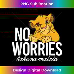 disney lion king classic no worries simba - crafted sublimation digital download - reimagine your sublimation pieces
