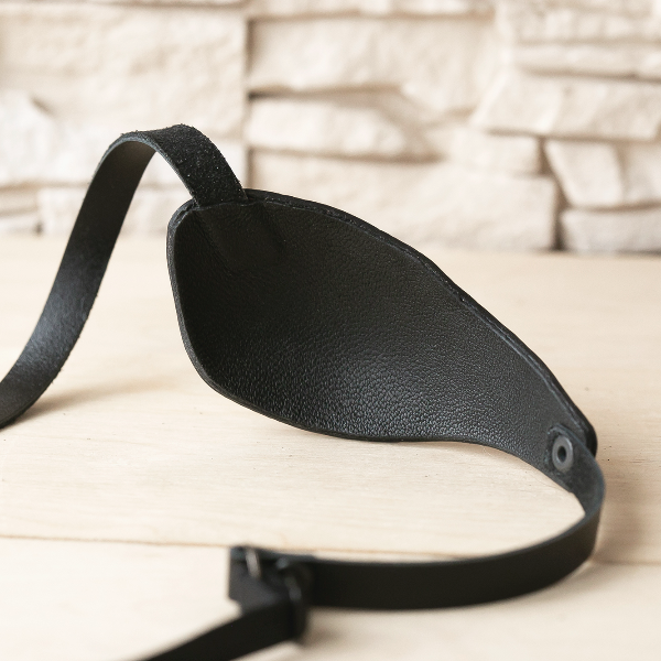 Eye Patch With String NEW! Leather Eye Patch, Flower Eye Patch, Slim Eye Patch, Wo - Inspire ...