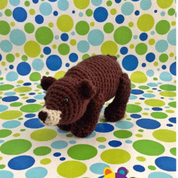 Winston the Bear Crochet pattern, digital file PDF, digital pattern PDF, Crochet pattern