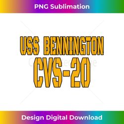 USS Bennington CVS-20 Aircraft Carrier Veterans Front&Back Long Sleeve - Luxe Sublimation PNG Download - Lively and Captivating Visuals