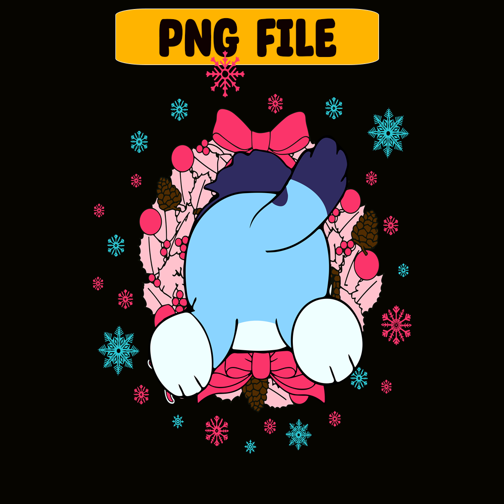 CRM13112313-Behind Bluey PNG, Christmas Decor PNG, Christmas Time PNG.png