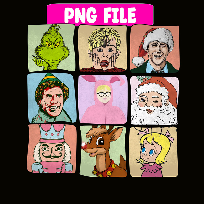 CRM13112341-Grinch And Home Alone PNG, Christmas Classic PNG, Christmas Retro PNG.png