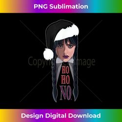 Wednesday Holiday Ho. Ho. No. - Luxe Sublimation PNG Download - Rapidly Innovate Your Artistic Vision