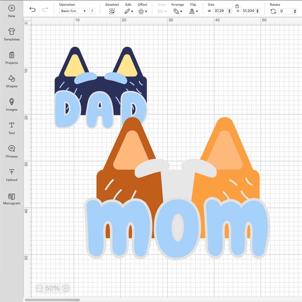 Mom Dad Bluey Bingo, Bluey Dad Png, Bluey Svg File, Bluey Mo - Inspire ...