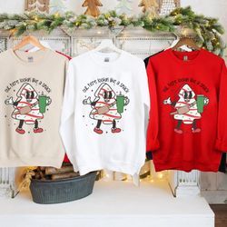 funny out here lookin like a snack shirt,little debbie christmas tree cake sweatshirt, christmas tree cake shirt, boojee