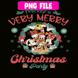 mickey very merry christmas svg png dxf eps jpg