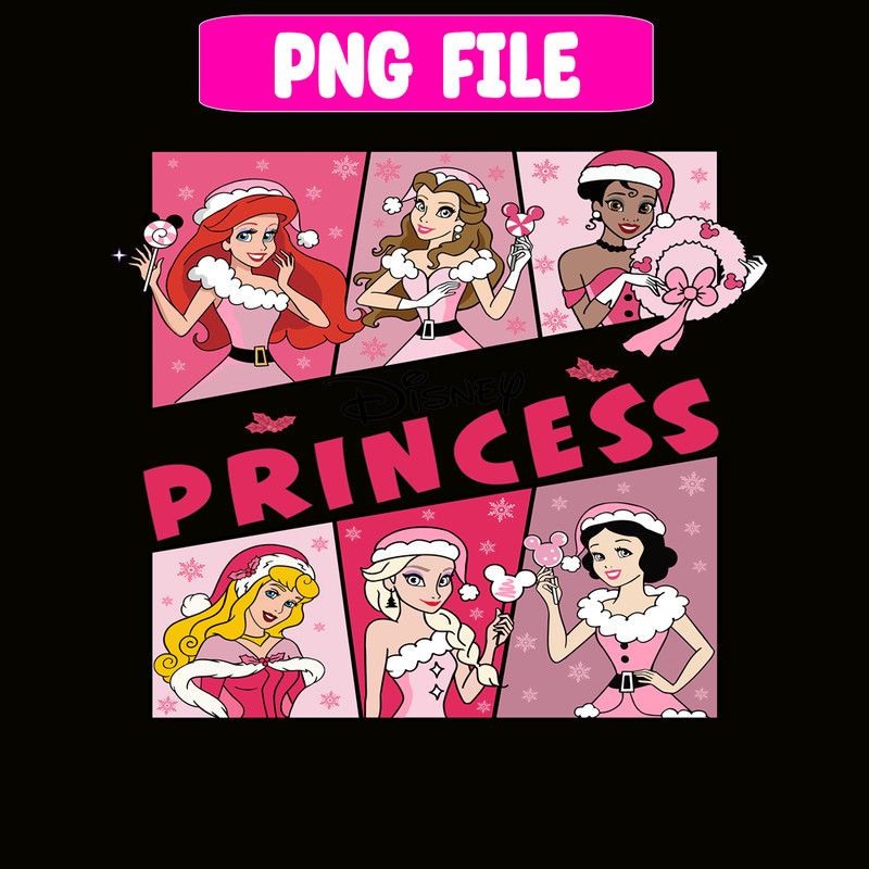 CRM15112371-Disney Princess Merry Xmas PNG.png