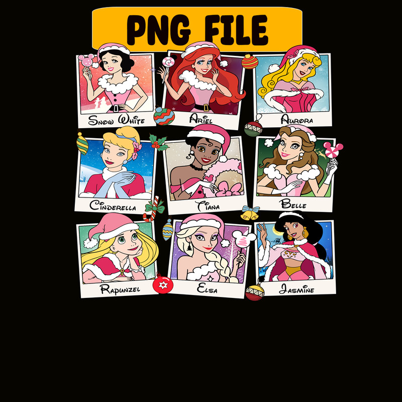 CRM15112372-Disney Princess Merry Xmas PNG.png