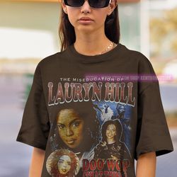 lauryn hill inspired the miseducation of lauryn hill graphic tee vintage 90's comic style t-shirt.jpg