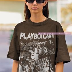 playboi carti merch, playboi carti - self promo poster unisex t-shirt, vintage playboi carti rap hip hop graphic tee.jpg