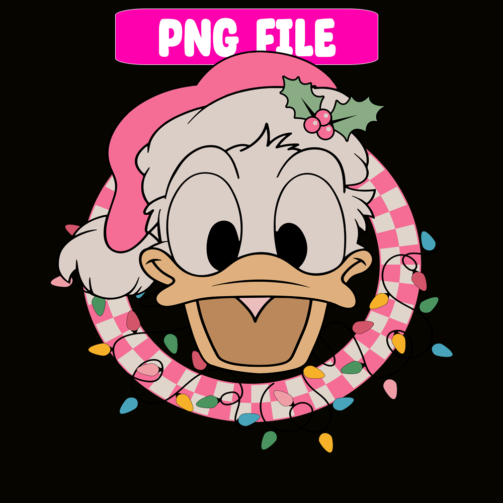 CRM15112390-Donald Pink Christmas SVG PNG DXF EPS JPG.png