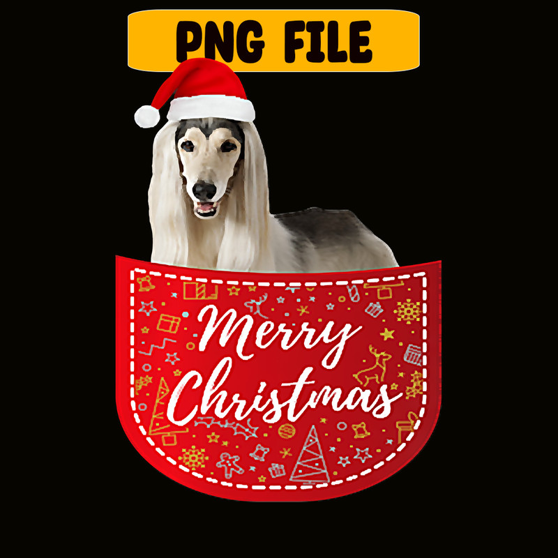 CRMD18102309-Afghan Hound Christmas Dog In Your Pocket Premium T-Shirt.png