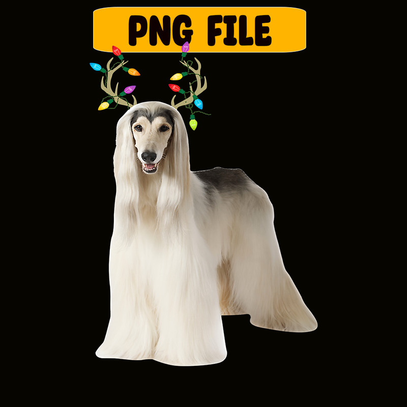 CRMD18102310-Afghan Hound Reindeer Christmas Dog, Christmas Dog Moods Png, Cute Gifts Png.png
