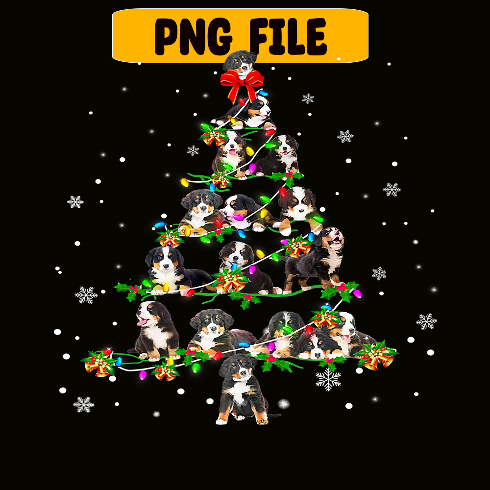 CRMD181023114-Dog Christmas Tree Png, Christmas Dog Moods Png, Cute Gifts Png.png