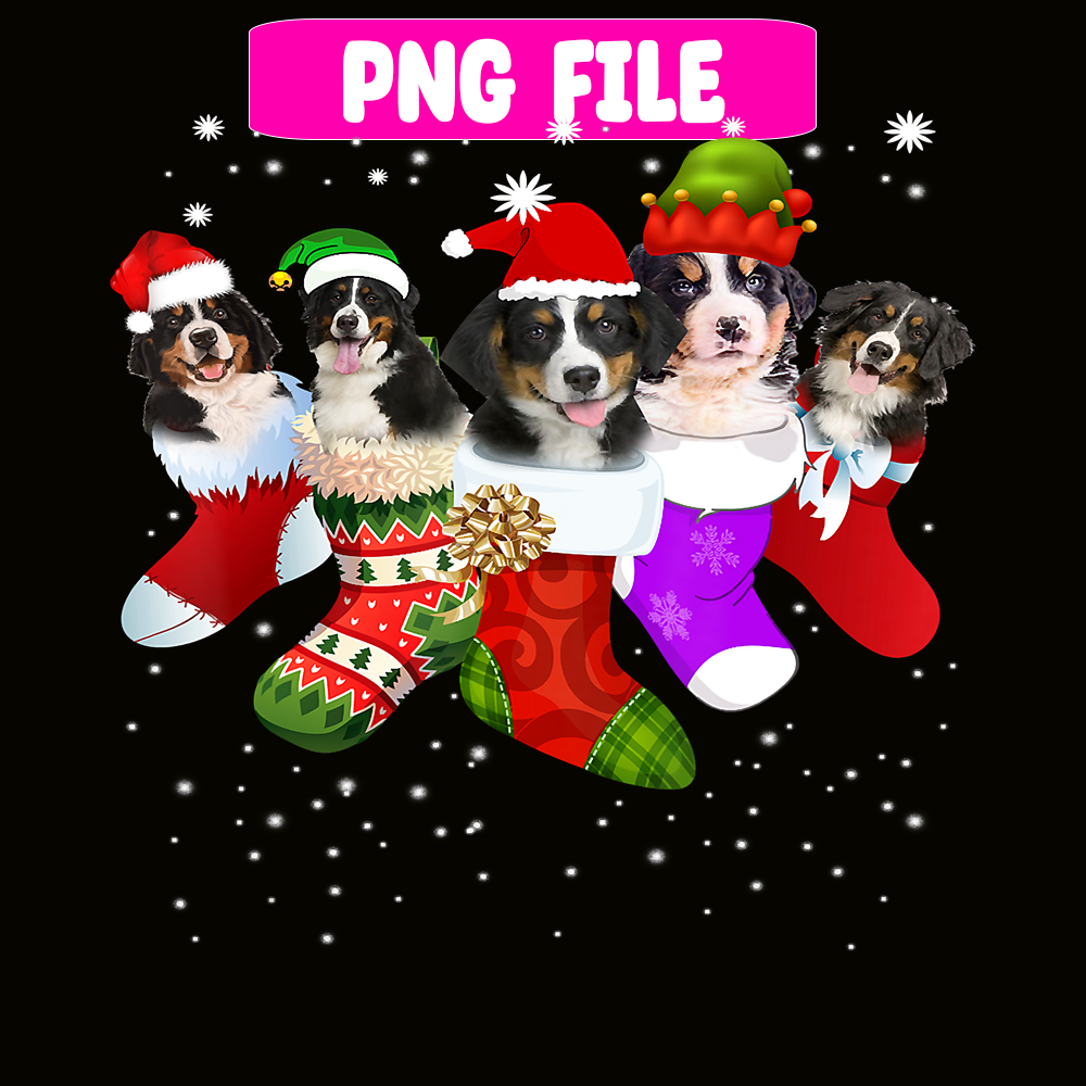CRMD181023117-Dog In Christmas Sock Funny Png, Christmas Dog Moods Png, Cute Gifts Png.png