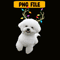 CRMD181023138-Bichon Frise Reindeer Christmas Dog Png, Christmas Dog Moods Png, Cute Gifts Png.png