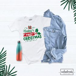 Baby First Christmas Shirt, Christmas Shirt, Baby Christmas Gift, Christmas Baby Boy Girl, Baby 1st Christmas TShirt, Ne