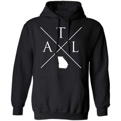 crossmark atl ga black  atlanta georgia hoodie