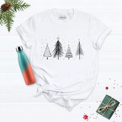christmas pine tree shirt, christmas tree tee, christmas shirt, pine tree shirt, christmas gift shirt, winter shirt, nat