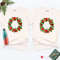 Christmas Wreath T-Shirt, Christmas Hawaiian Flower Wreath Shirt, Xmas Holiday Tshirt, Funny Christmas Couples Matching, Christmas Wreath.jpg
