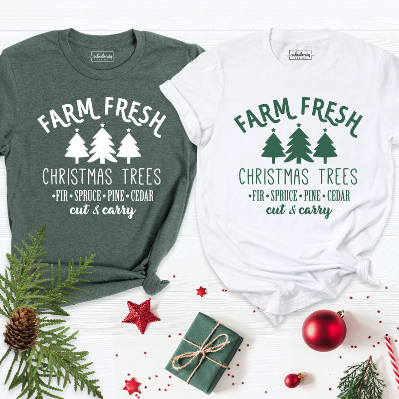 Farm Fresh Christmas Trees Shirt, Christmas Tree Shirt.jpg