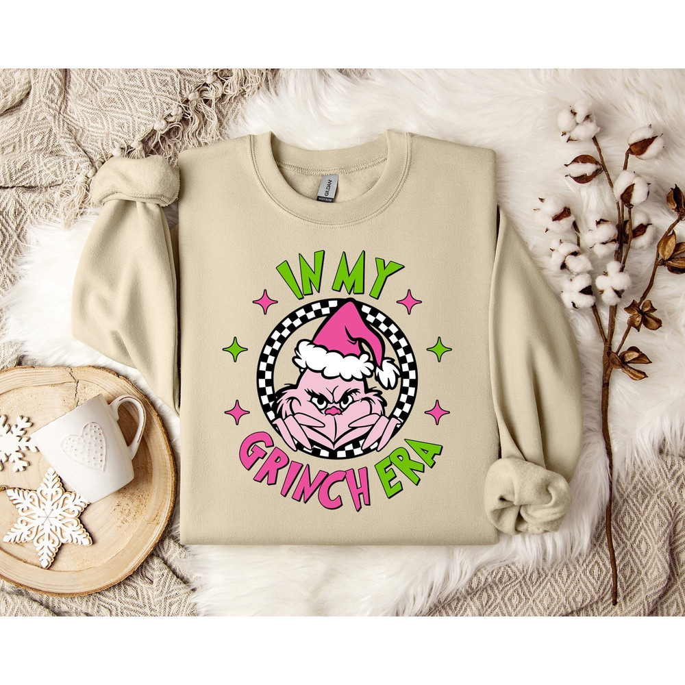 Grinch In My Era Sweatshirt - Vintage Inspired Pullover, Retro Style Jumper, Fashion Sweater, Cozy Fall Apparel, Unique Gift for Her or Him.jpg