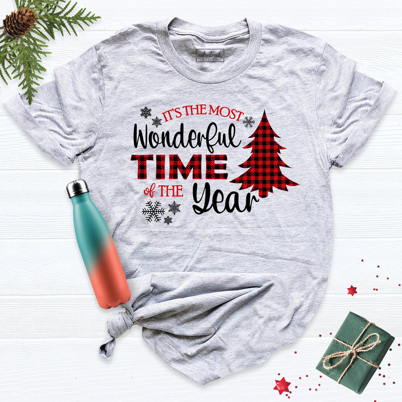 It's The Most Wonderful Time Shirt, Christmas Shirt, Christmas Gift Tee, Christmas Tree Shirt, Christmas TShirt, Witchy Shirt, Believe Shirt.jpg